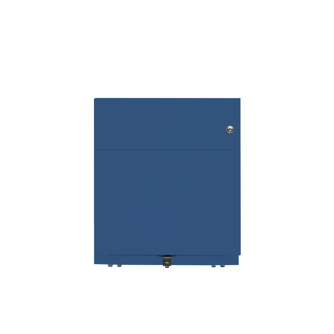 Rollcontainer Note™ | 2 Schubladen , Tiefe 775 mm,  Griffleiste