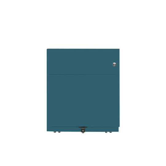 Rollcontainer Note™ | 2 Schubladen , Tiefe 775 mm,  Griffleiste