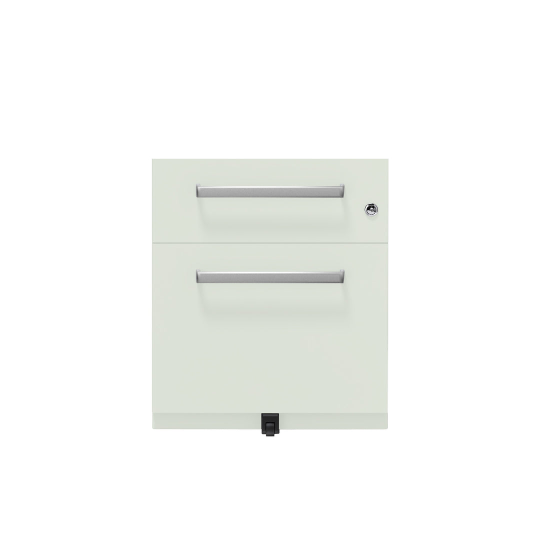 Rollcontainer Note™ | 2 Schubladen , Tiefe 565 mm,  Designgriff