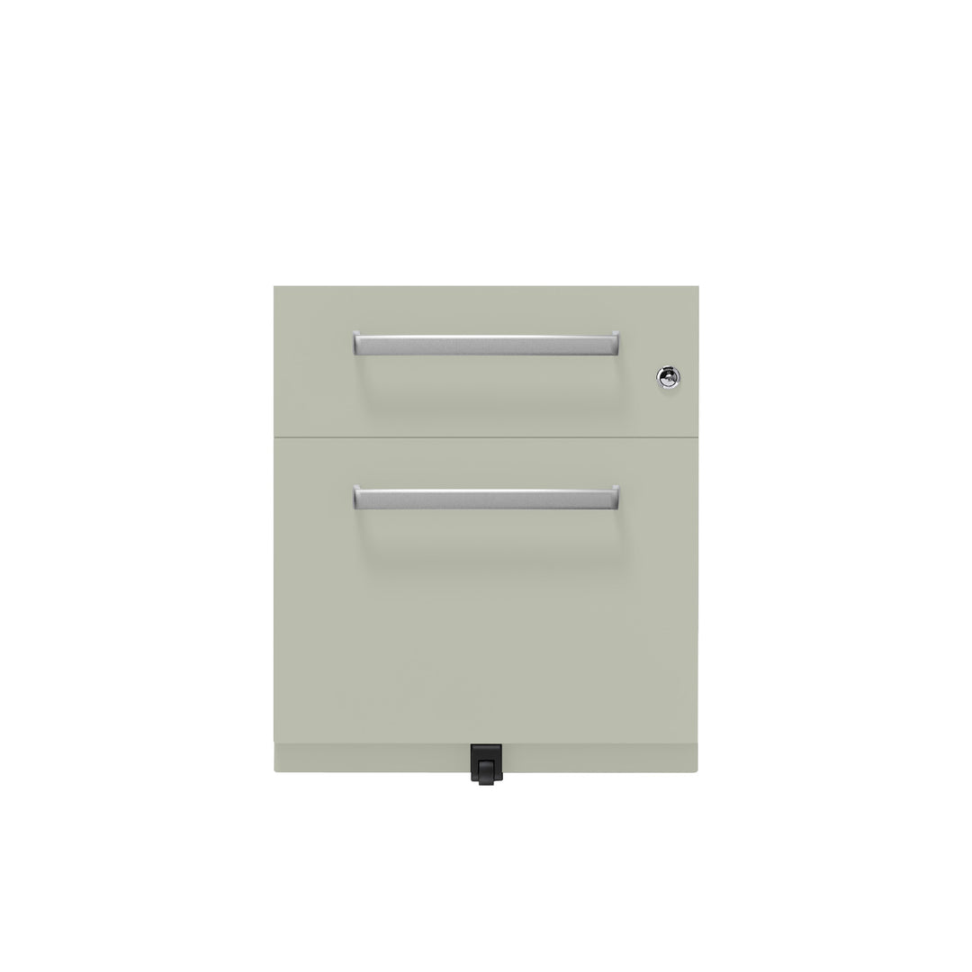 Rollcontainer Note™ | 2 Schubladen , Tiefe 565 mm,  Designgriff