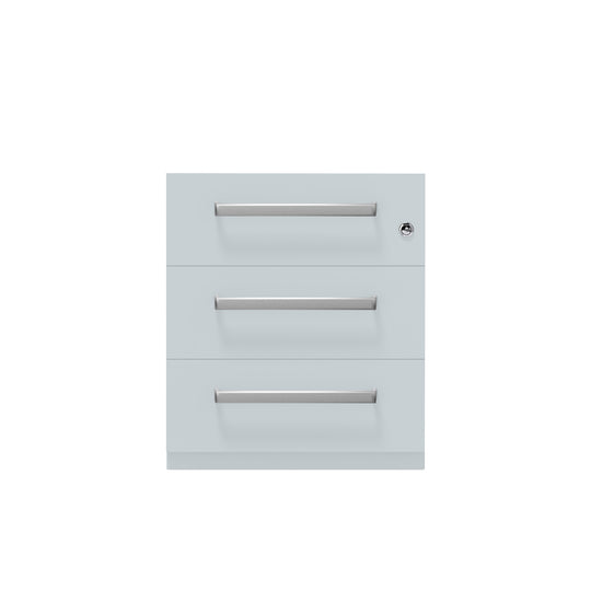 Rollcontainer Note™ | 3 Schubladen, Tiefe 565 mm, Designgriff