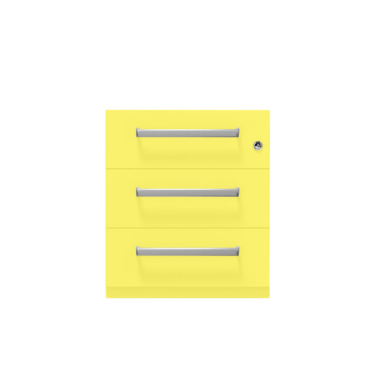 Rollcontainer Note™ | 3 Schubladen, Tiefe 565 mm, Designgriff