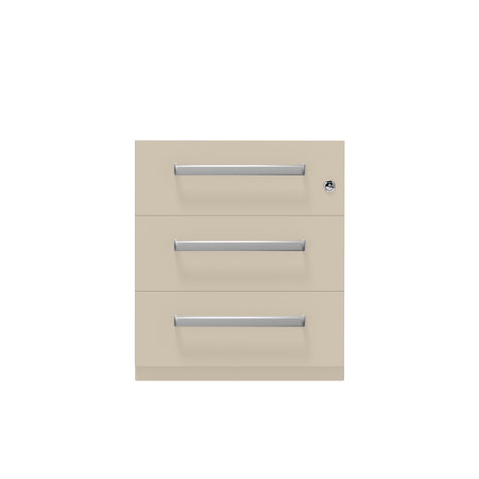 Rollcontainer Note™ | 3 Schubladen, Tiefe 565 mm, Designgriff