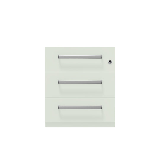Rollcontainer Note™ | 3 Schubladen, Tiefe 565 mm, Designgriff