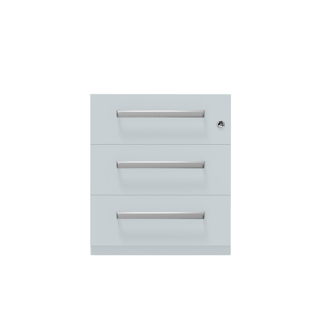 Rollcontainer Note™ | 3 Schubladen, Tiefe 565 mm, Designgriff