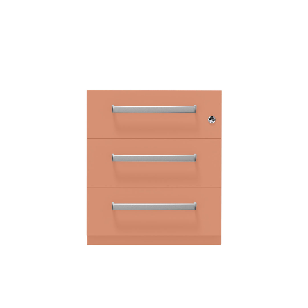 Rollcontainer Note™ | 3 Schubladen, Tiefe 565 mm, Designgriff