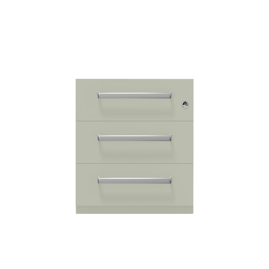 Rollcontainer Note™ | 3 Schubladen, Tiefe 565 mm, Designgriff