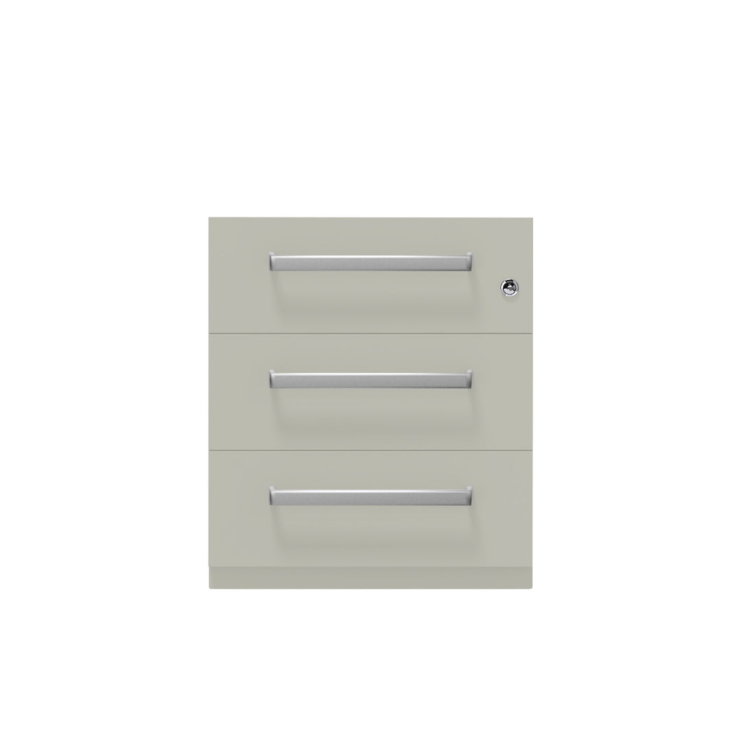 Rollcontainer Note™ | 3 Schubladen, Tiefe 565 mm, Designgriff