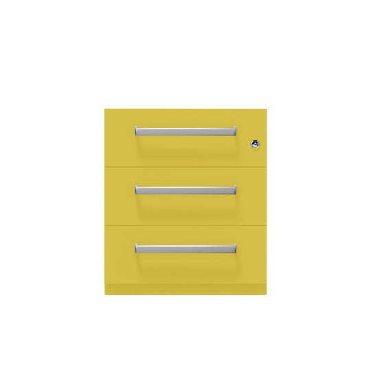 Rollcontainer Note™ | 3 Schubladen, Tiefe 565 mm, Designgriff