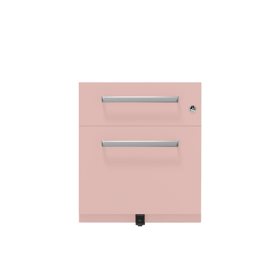 Rollcontainer Note™ | 2 Schubladen , Tiefe 775 mm,  Designgriff