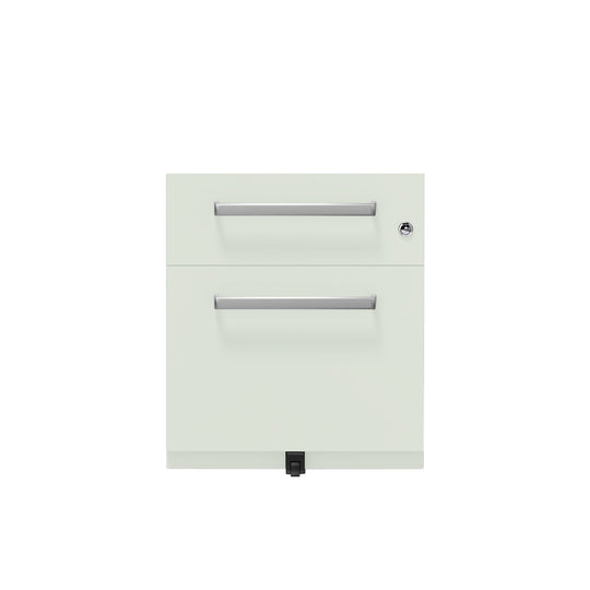 Rollcontainer Note™ | 2 Schubladen , Tiefe 775 mm,  Designgriff