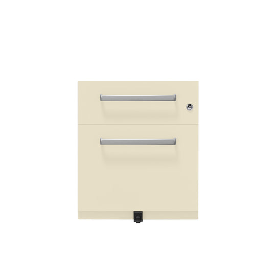 Rollcontainer Note™ | 2 Schubladen , Tiefe 775 mm,  Designgriff