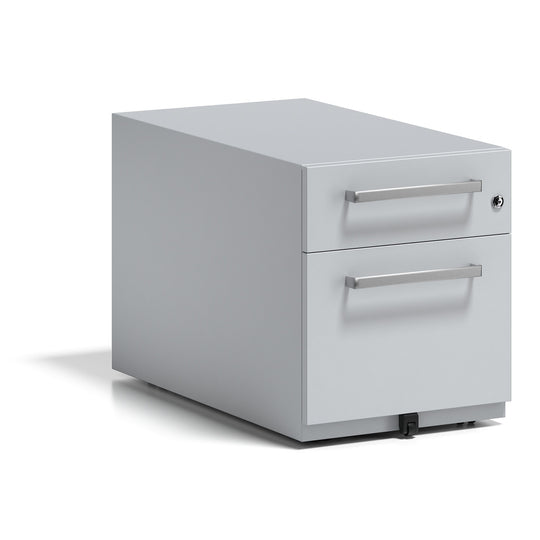 Rollcontainer Note™ | 2 Schubladen , Tiefe 775 mm,  Designgriff