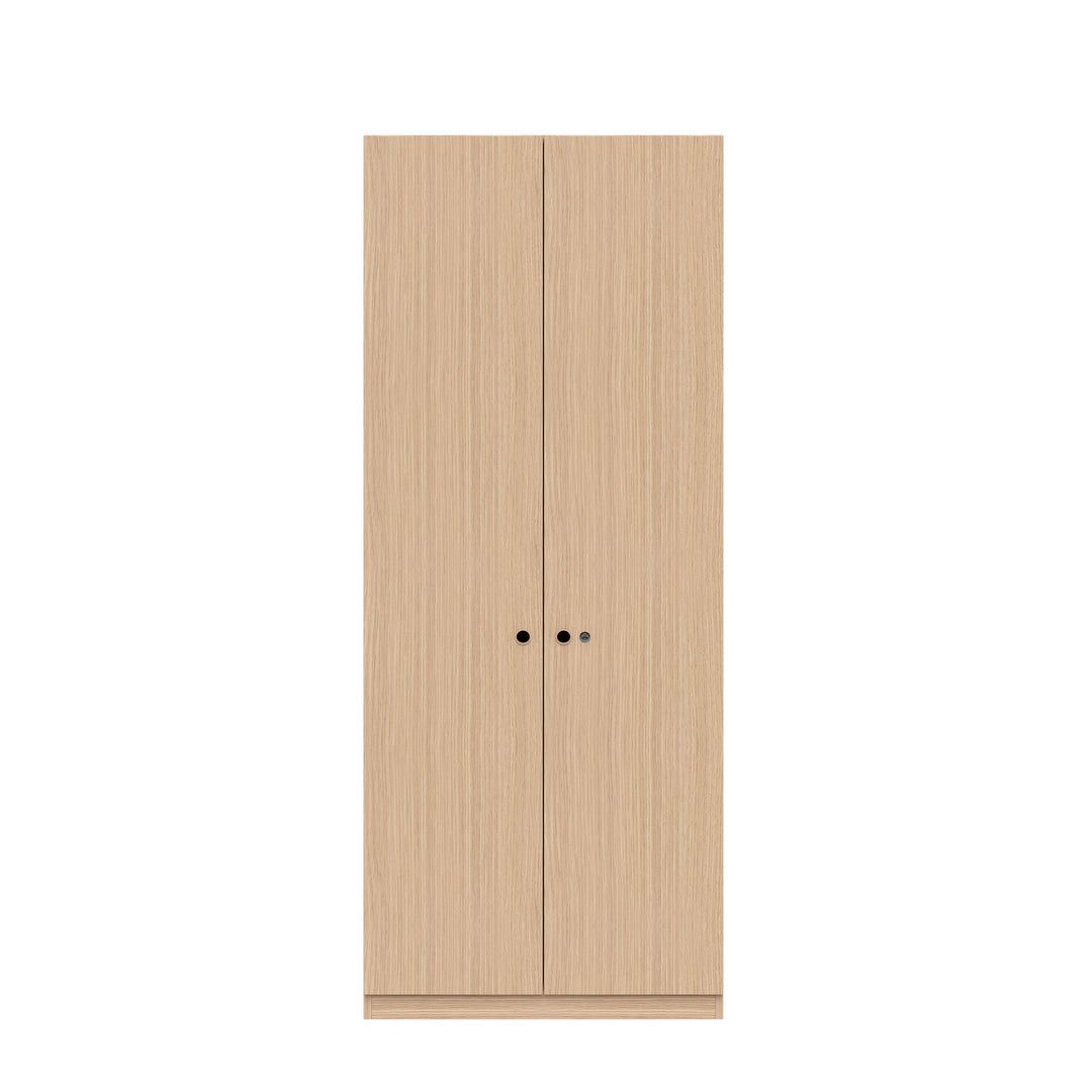 Flügeltürenschrank Pren | mit Garderobeneinsatz, Hutboden, Schuhfach | H1970 x B 800 x T 500mm