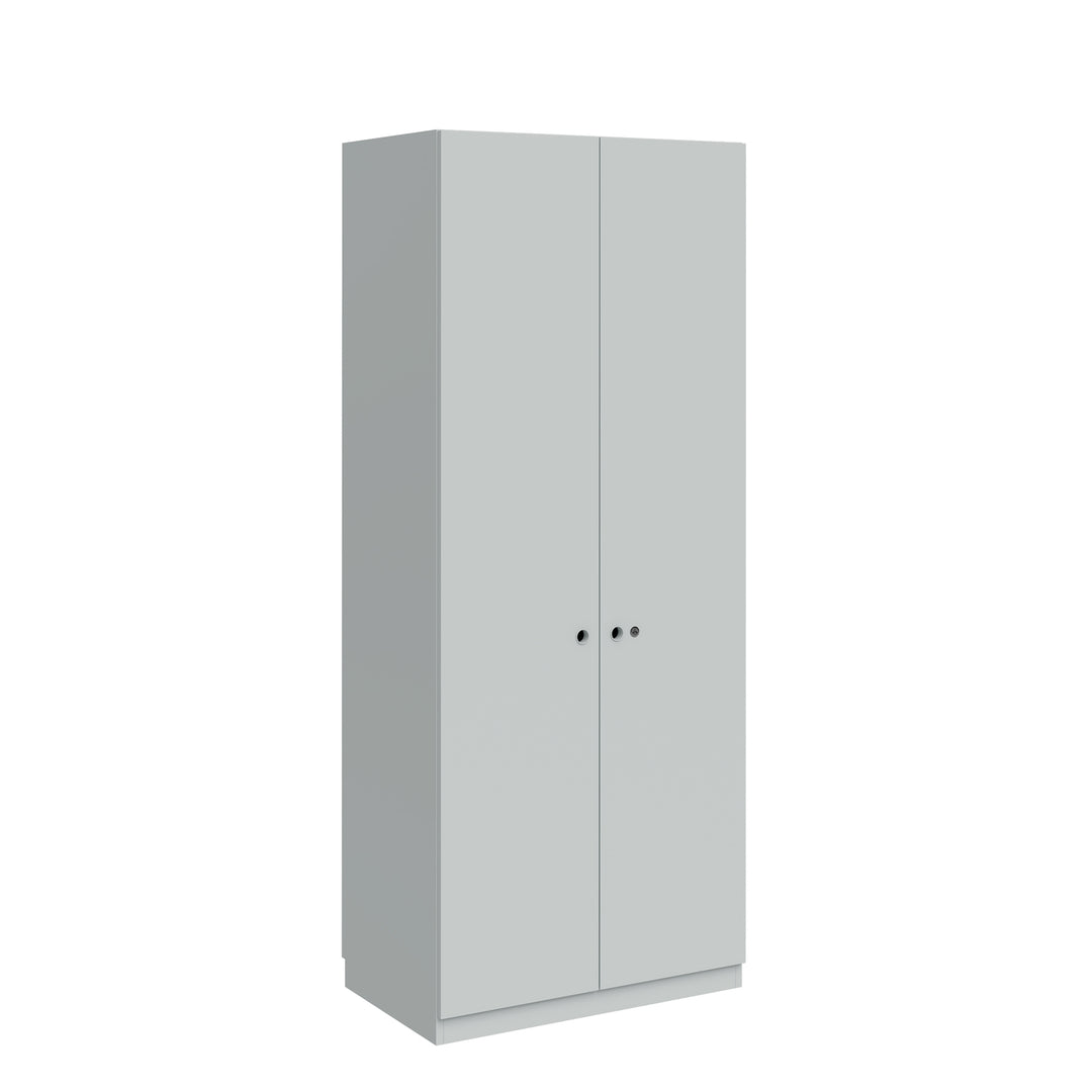 Flügeltürenschrank Pren | mit Garderobeneinsatz, Hutboden, Schuhfach | H1970 x B 800 x T 500mm