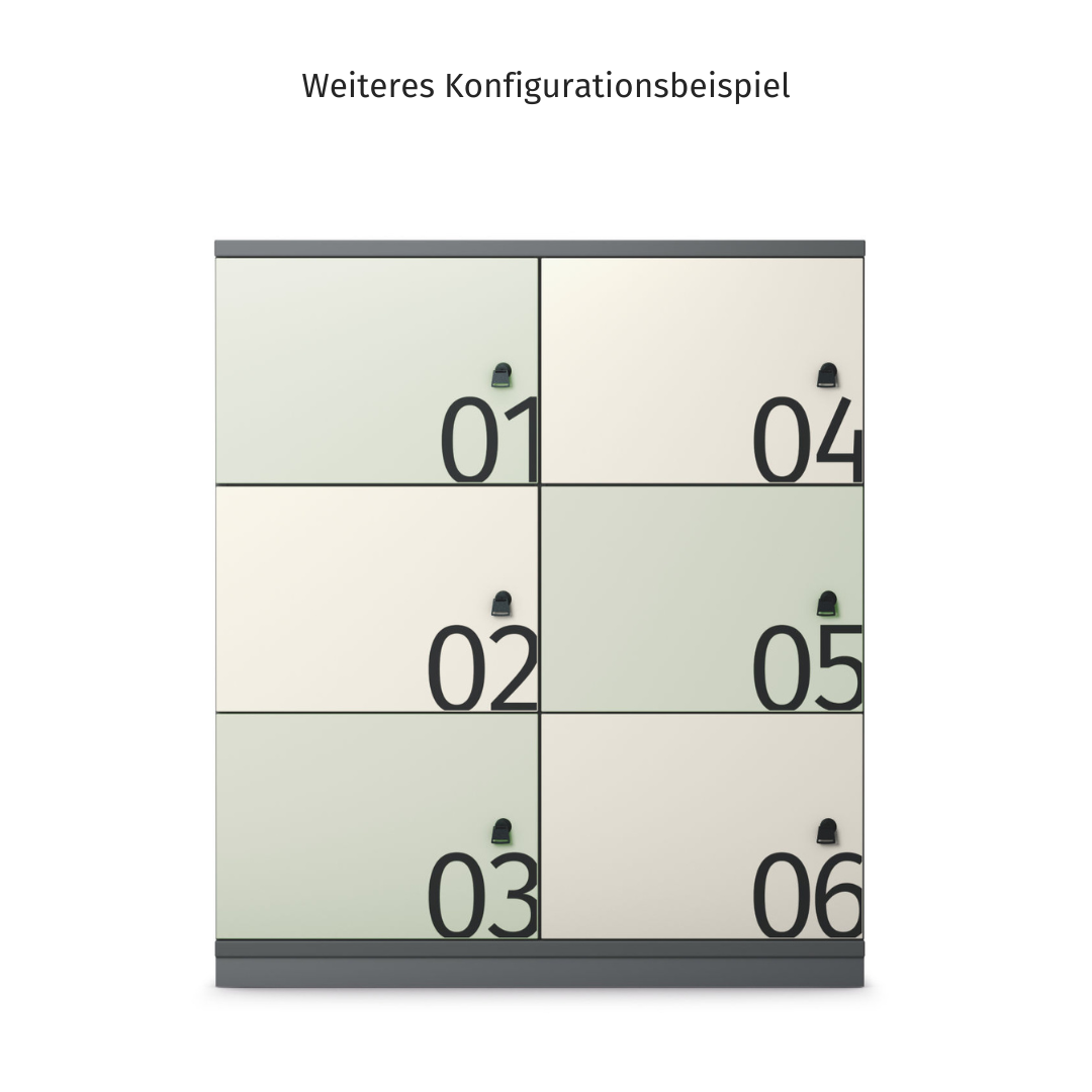 Sedus grand slam add Schließfachschrank 5 OH