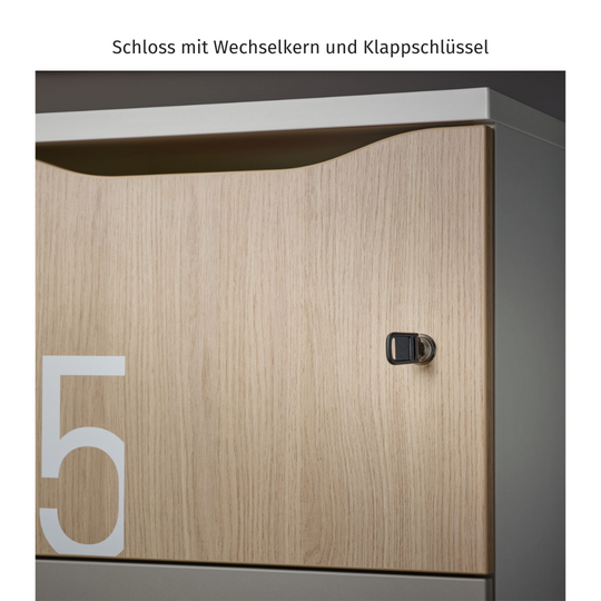 Sedus grand slam add Schließfachschrank 5 OH