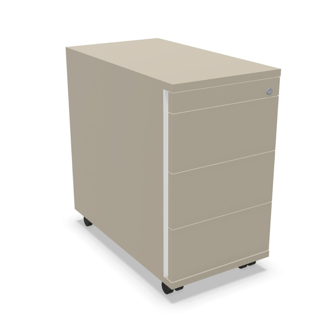 Sedus schmaler Rollcontainer (HxBxT 592x330x600 mm)