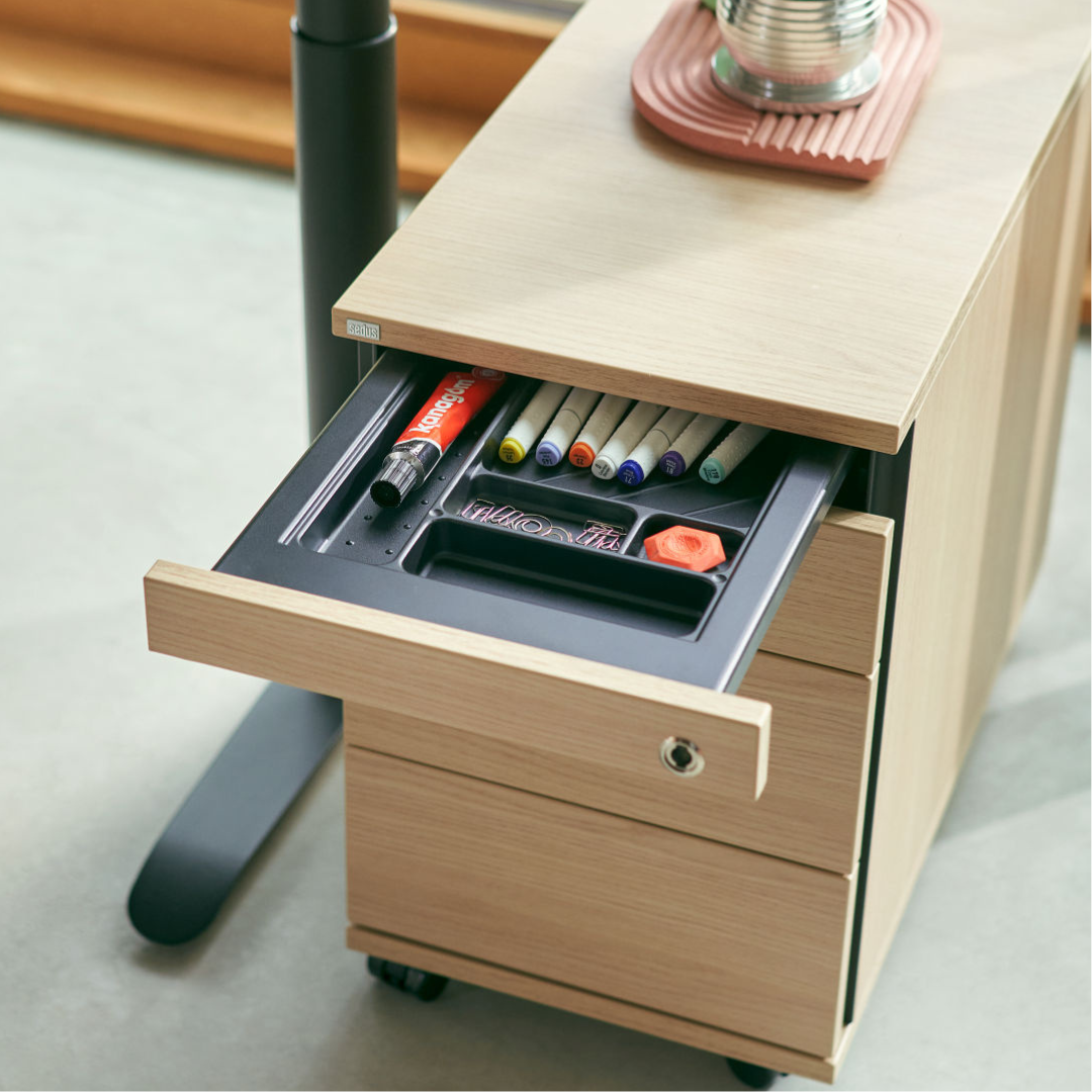 Sedus schmaler Rollcontainer (HxBxT 592x330x600 mm)