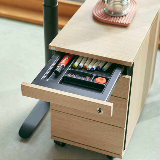 Sedus schmaler Rollcontainer (HxBxT 592x330x600 mm)