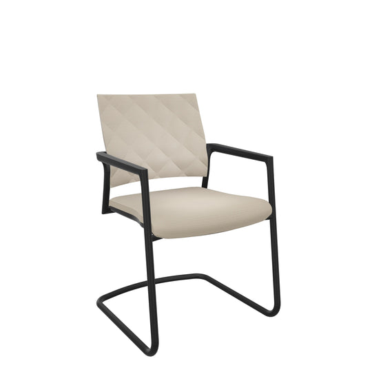 Klöber Mera Diamond - Schwingstuhl mit Armlehne in Beige