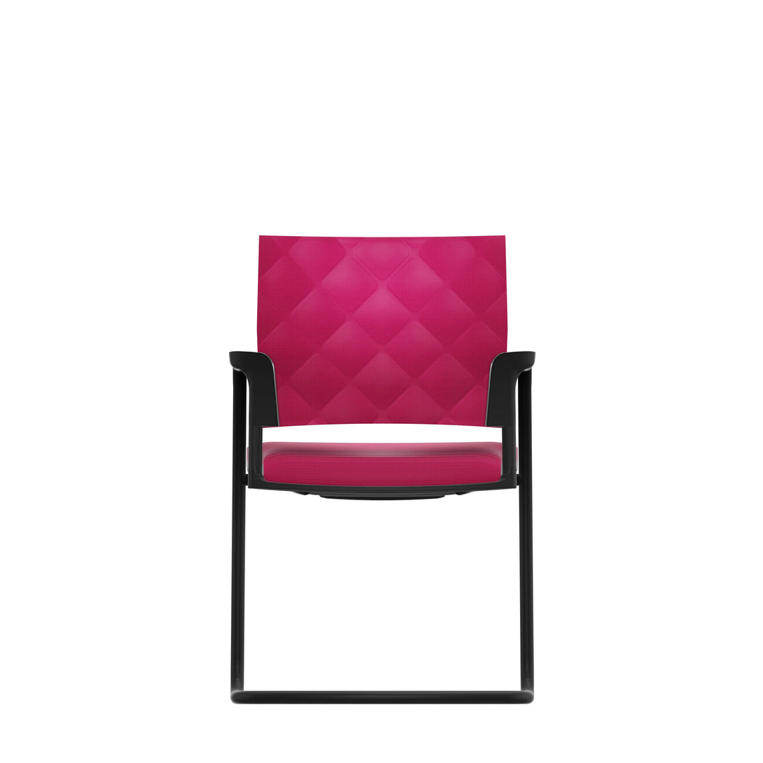 Klöber Mera Diamond - Schwingstuhl mit Armlehne in Rückansicht