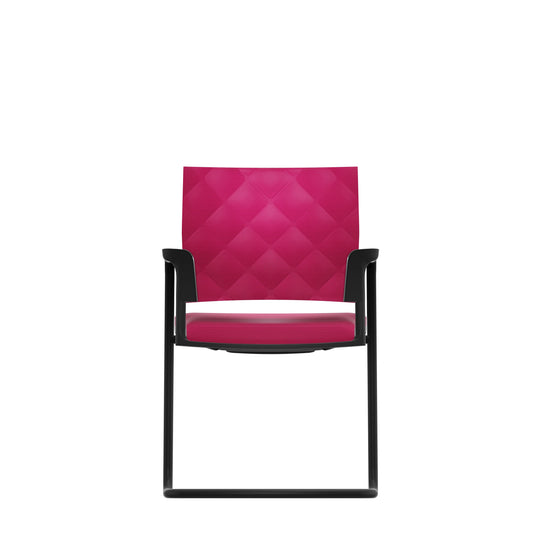 Klöber Mera Diamond - Schwingstuhl mit Armlehne in Rückansicht