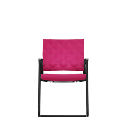 Schwingstuhl mit Armlehne: Klöber Mera Diamond in Vorderansicht