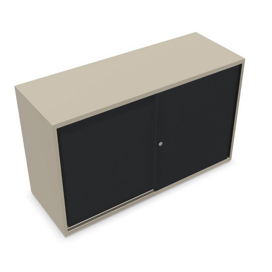 workwell-sedus-grand-slam-schiebetuerenschrank-2oh-front-graphitschwarz-korpus-kieselgrau