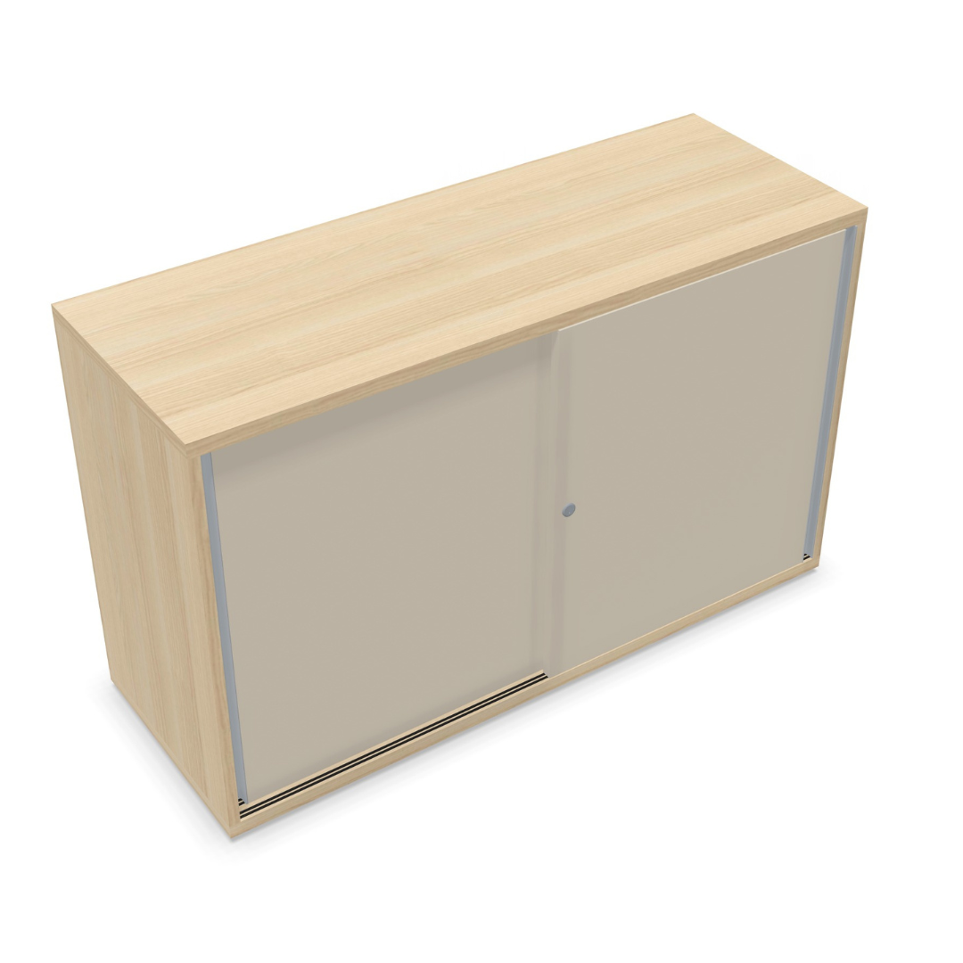 workwell-sedus-grand-slam-schiebetuerenschrank-2oh-front-lichtgrau-korpus-esche-hell