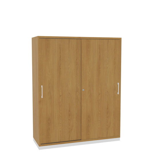 Aktenschrank mit Schiebetür - Eiche natur