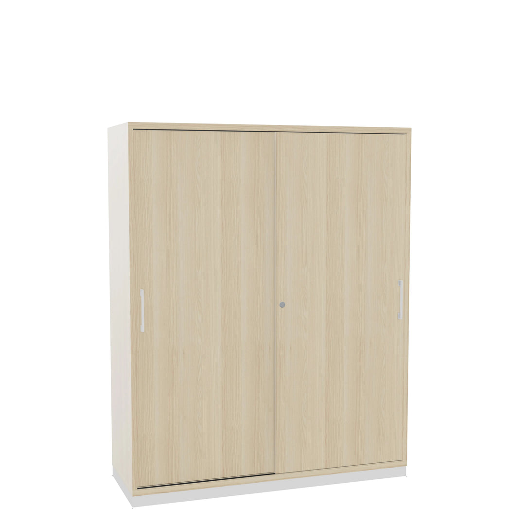 Aktenschrank mit Schiebetür - Esche hell