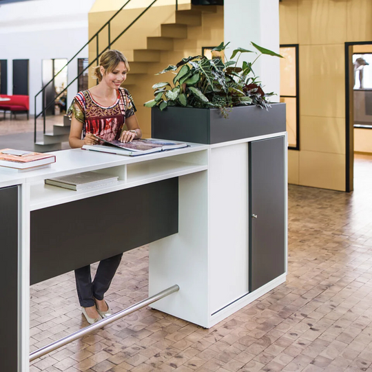 Sedus grand slam Aktenschrank mit Schiebetür 4 OH