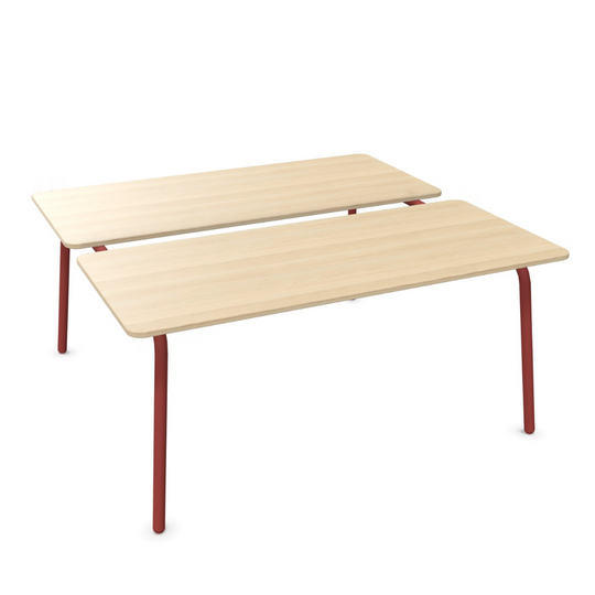 Sedus se:lab bench Besprechungstisch mit zweiteiliger Tischplatte