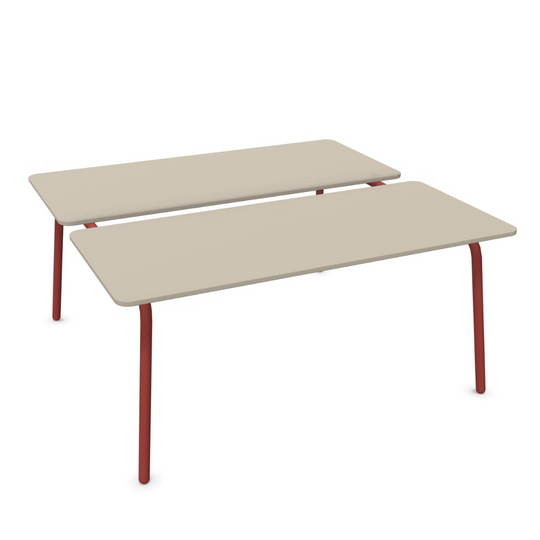 Sedus se:lab bench Besprechungstisch mit zweiteiliger Tischplatte