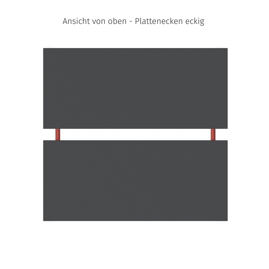 Sedus se:lab bench Besprechungstisch mit zweiteiliger Tischplatte