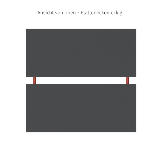 Sedus se:lab bench Besprechungstisch mit zweiteiliger Tischplatte