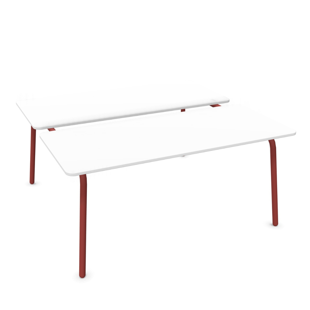 Sedus se:lab bench Besprechungstisch mit zweiteiliger Tischplatte