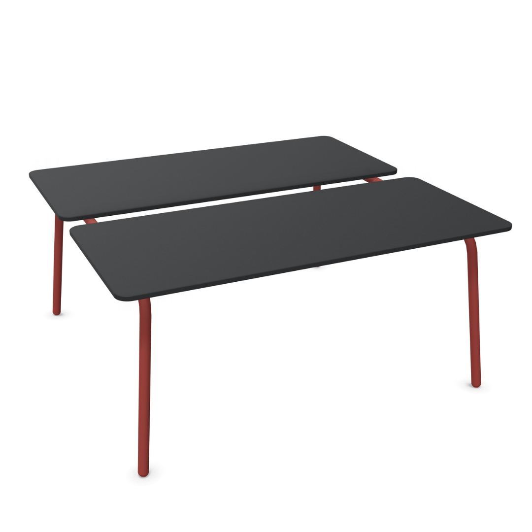 Sedus se:lab bench Besprechungstisch mit zweiteiliger Tischplatte