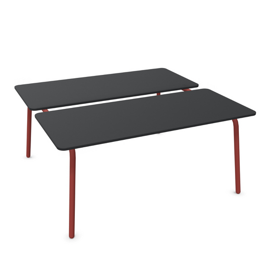 Sedus se:lab bench Besprechungstisch mit zweiteiliger Tischplatte