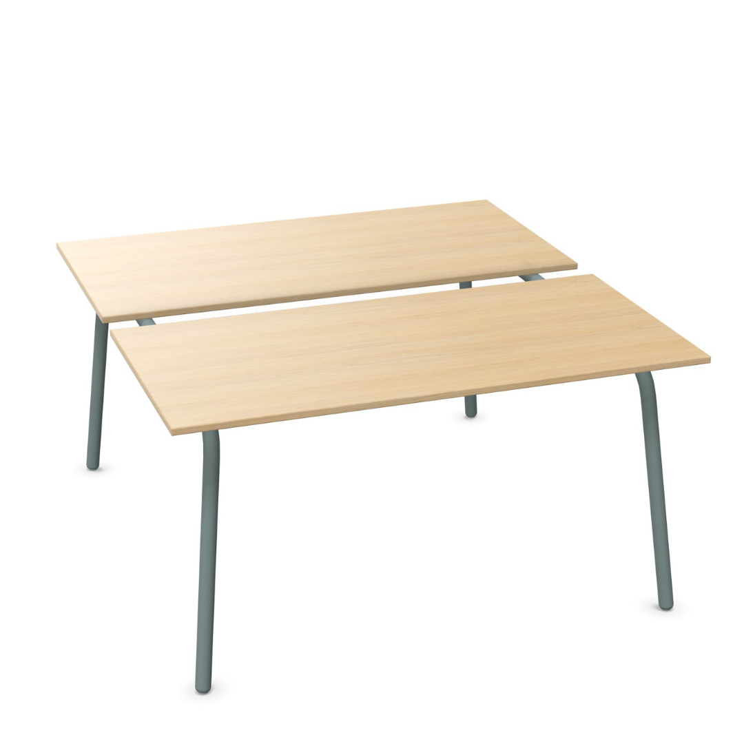 Sedus se:lab bench Besprechungstisch mit zweiteiliger Tischplatte