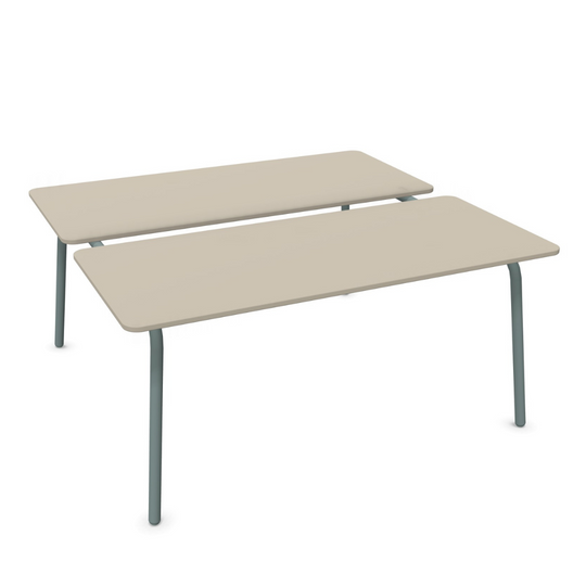 Sedus se:lab bench Besprechungstisch mit zweiteiliger Tischplatte