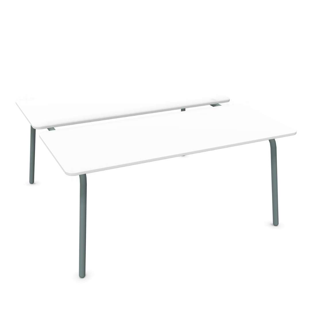 Sedus se:lab bench Besprechungstisch mit zweiteiliger Tischplatte