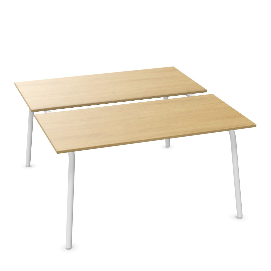 Sedus se:lab bench Besprechungstisch mit zweiteiliger Tischplatte