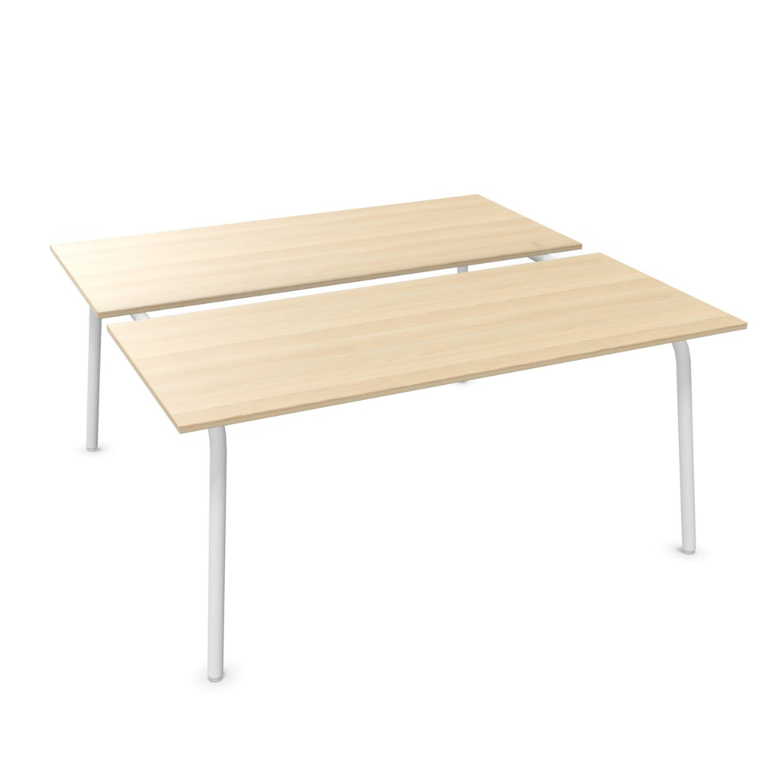 Sedus se:lab bench Besprechungstisch mit zweiteiliger Tischplatte