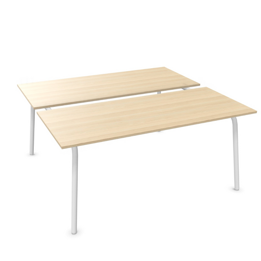 Sedus se:lab bench Besprechungstisch mit zweiteiliger Tischplatte
