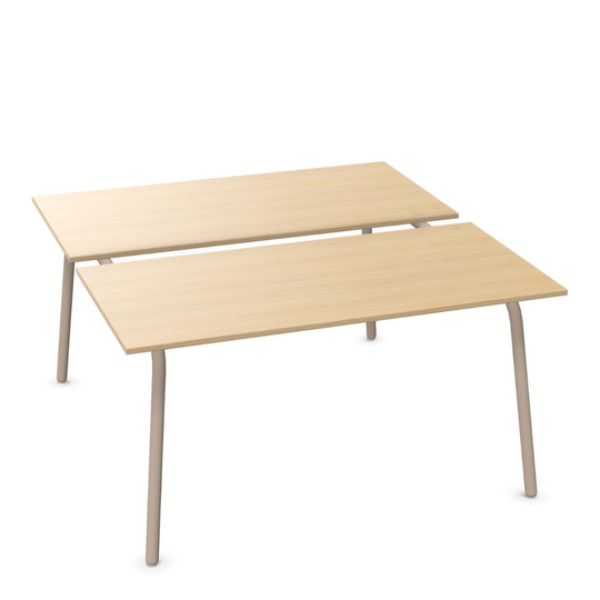 Sedus se:lab bench Besprechungstisch mit zweiteiliger Tischplatte