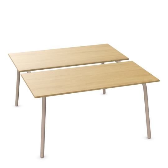 Sedus se:lab bench Besprechungstisch mit zweiteiliger Tischplatte