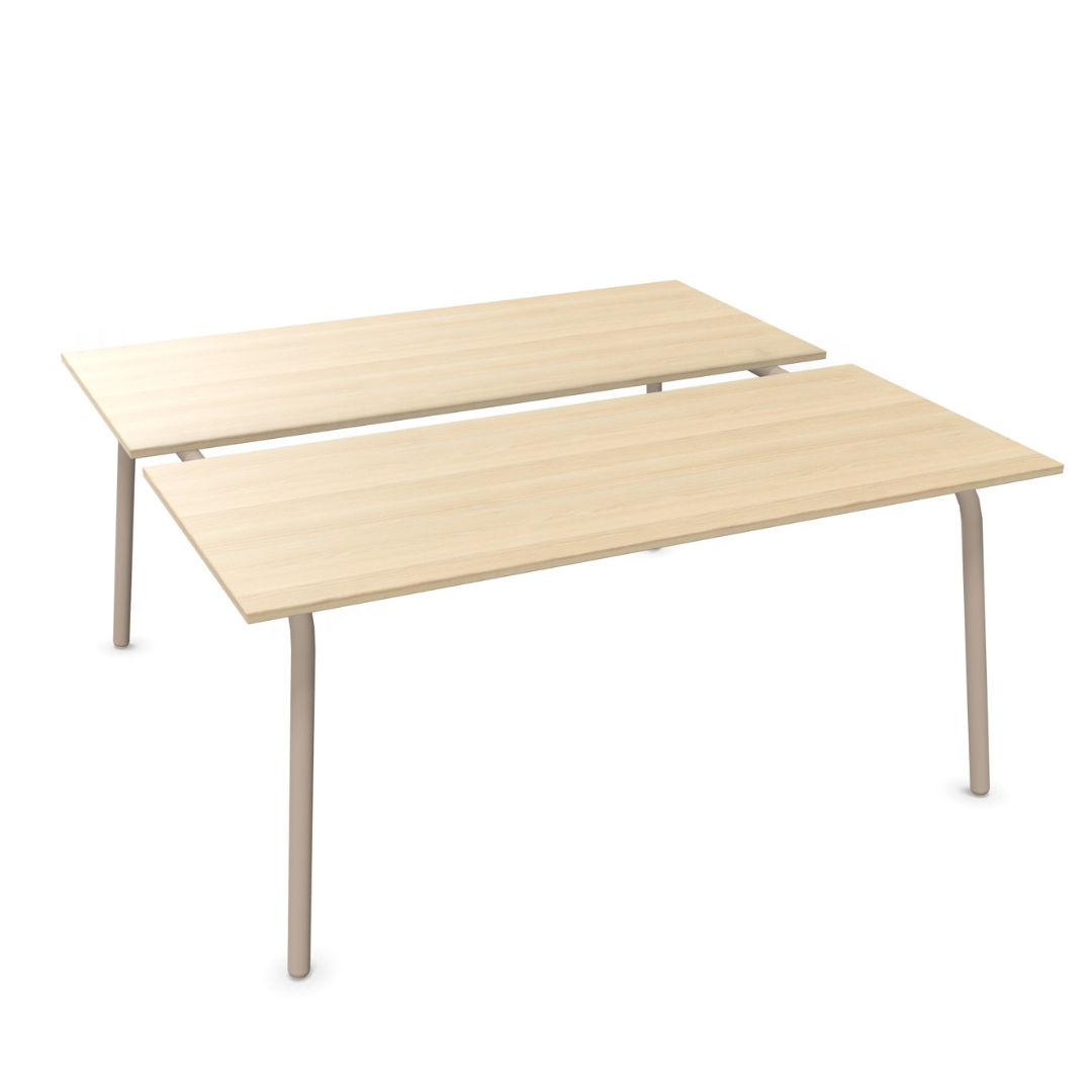 Sedus se:lab bench Besprechungstisch mit zweiteiliger Tischplatte
