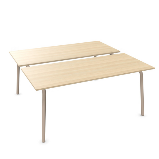 Sedus se:lab bench Besprechungstisch mit zweiteiliger Tischplatte